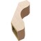 Ekena Millwork 5-inch W x 14-inch D x 18-inch H Stanfield Rough Cedar Woodgrain TimberThane Knee Brace, Primed BRCUR05X14X18STARCPR - alternate 2
